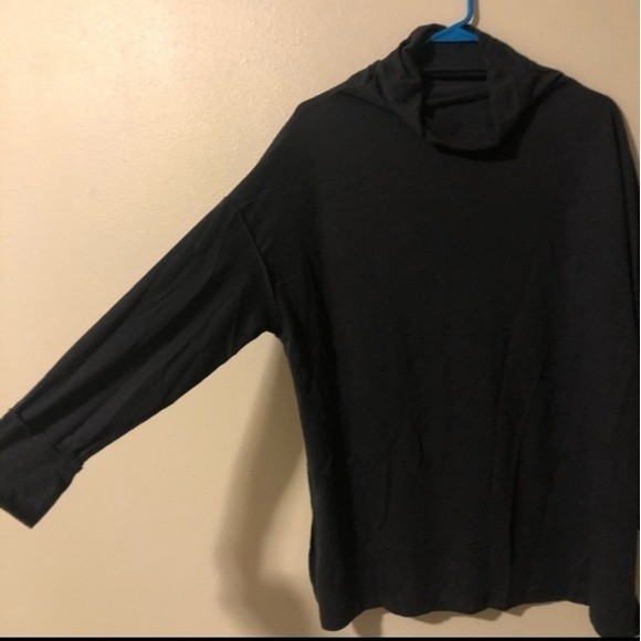 Navy Blue American Eagle Cowl Neck Top - Picture 9 of 15
